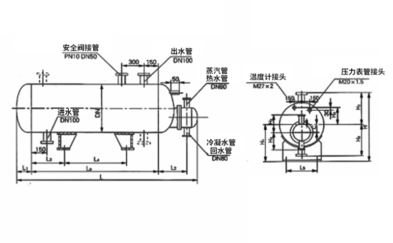 卧式螺旋板换热器安装使用介绍